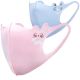 Kids Toddler Reusable Washable Cloth Face Cover Stretch Mask 2pcs Blue / Pink