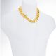 Men's 22 mm 18 inch Gold Plated XXL Chunky Cuban Chain Necklace