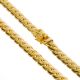 Men's Heavy Gold Plated Cuban Link Chain Box Clasp Safety Lock 12 mm 26 inch