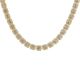 Bling Bling Clustered Block Tennis Chain Necklace 18 / 20 / 24 inches