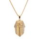 Stainless Steel Egyptian Pharaoh Pendant with 24 inch Chain Necklace