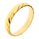 Men's Women's 4 MM Stainless Steel Wedding Band Classic Double CUT Ring