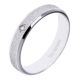 Men's Women's 5MM Stainless Steel Wedding Band Frosted Classic DIAMOND Ring