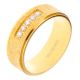 Men's Women's 8 MM Stainless Steel Wedding Classic DIAMOND Sand Blast Ring