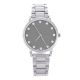 Lady's Women's Luxury CZ Iced Out Silver Plated Metal Watches with Pouch