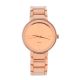 Lady's Women's Luxury Rose Gold Plated Metal Watches with Pouch
