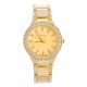 Lady's Women's Luxury CZ Iced Out Gold Plated Metal Watches